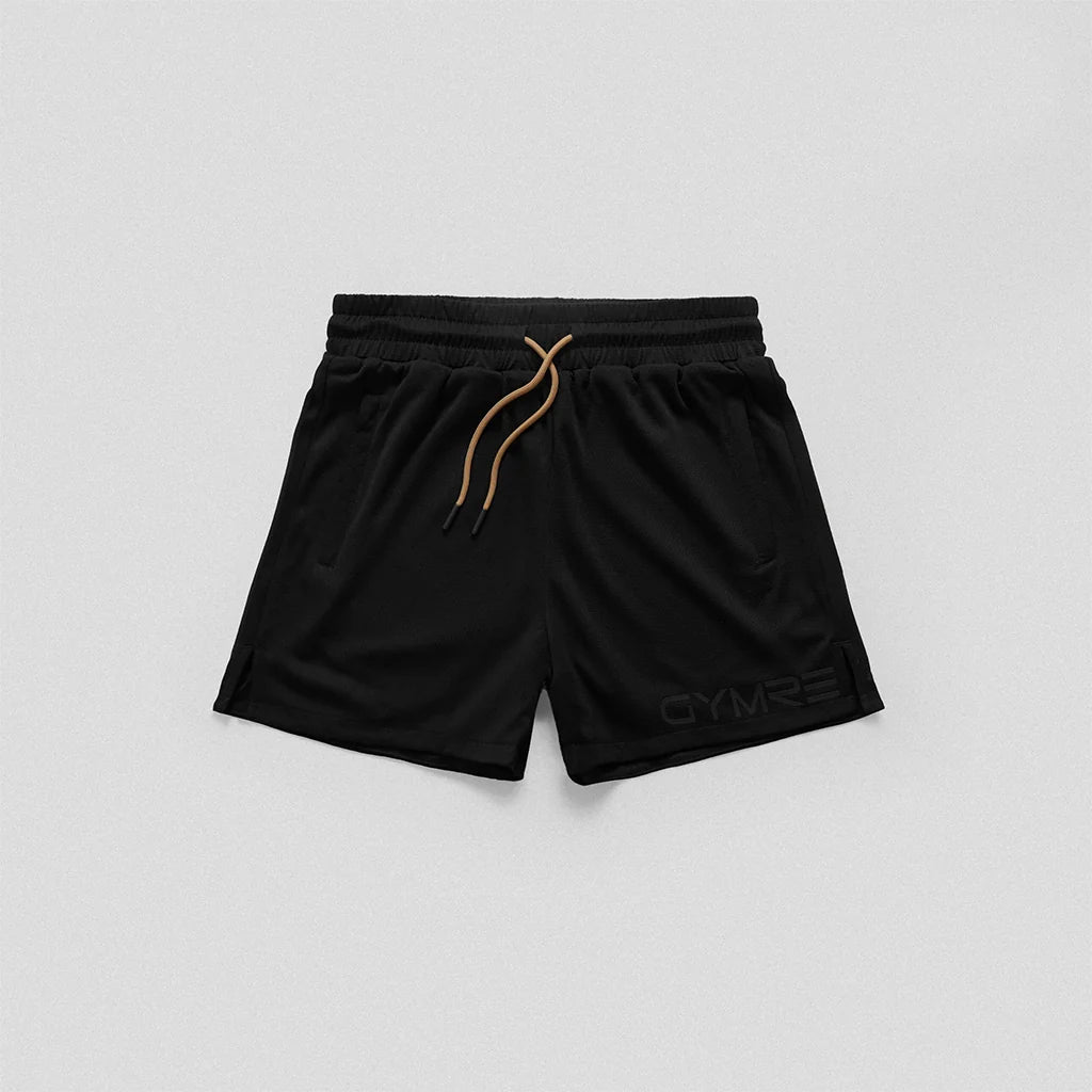 Core Mesh Training Shorts - Black/Sand