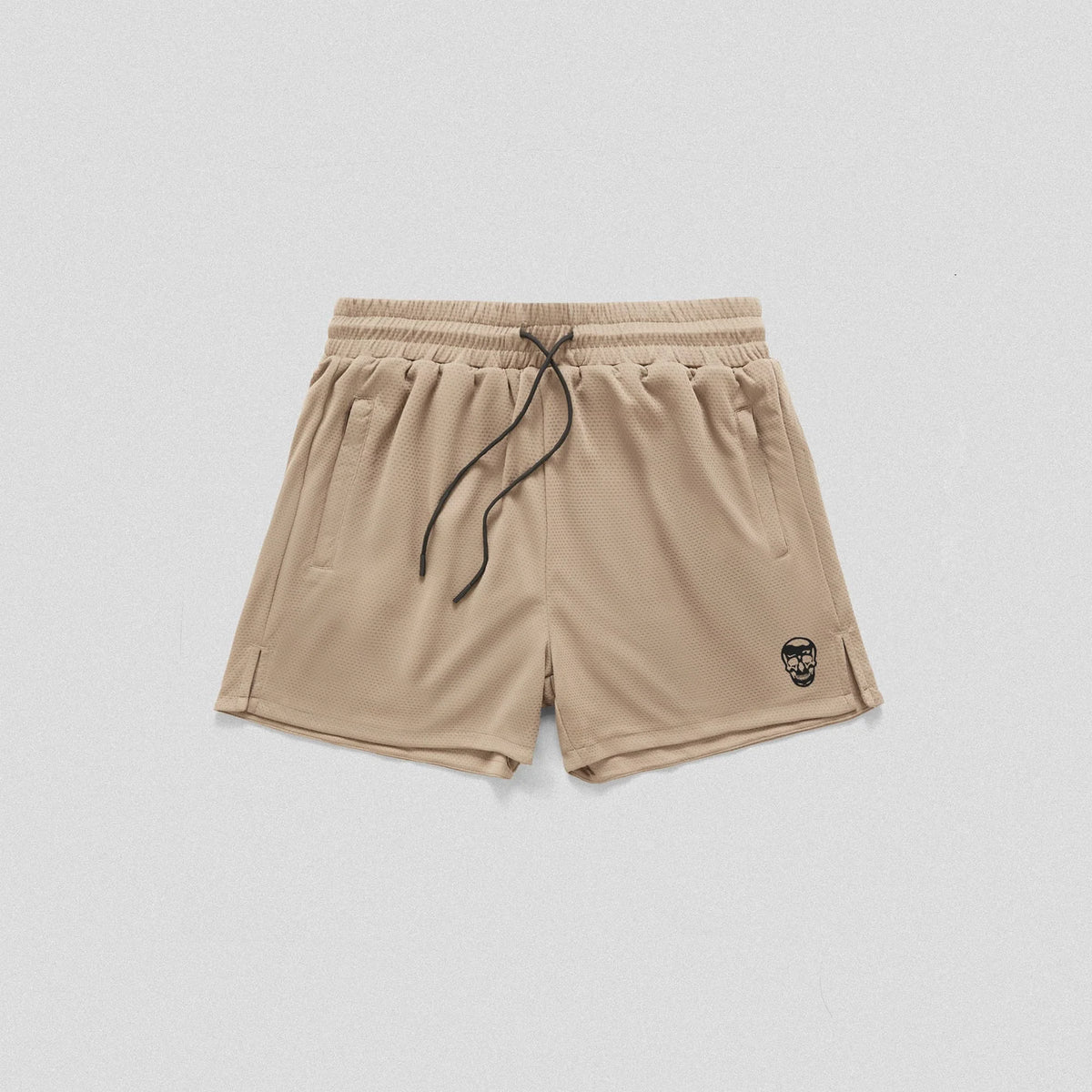 Core Skull Mesh Training Shorts - Sand